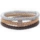 thumbnail image 1 of Set de pulseras elásticas tritonales Nine West de 3 piezas para mujer, 1 of 1