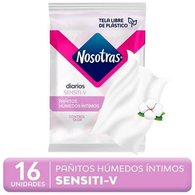 Pañitos Íntimos Sensitiv 16 Un Nosotras