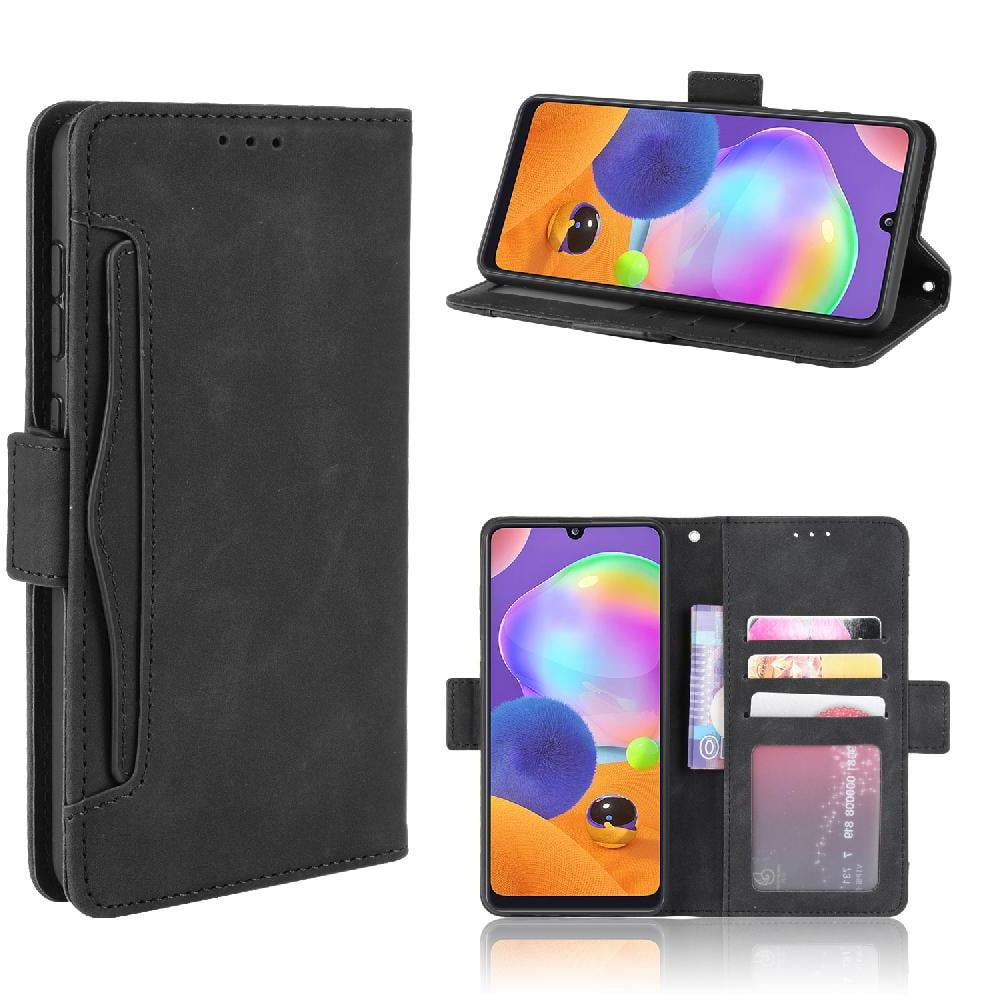 Foxdock - Funda Cartera Magnética Para Samsung Galaxy A31- Tarjetero Desmontable, Cuero Pu, Soporte