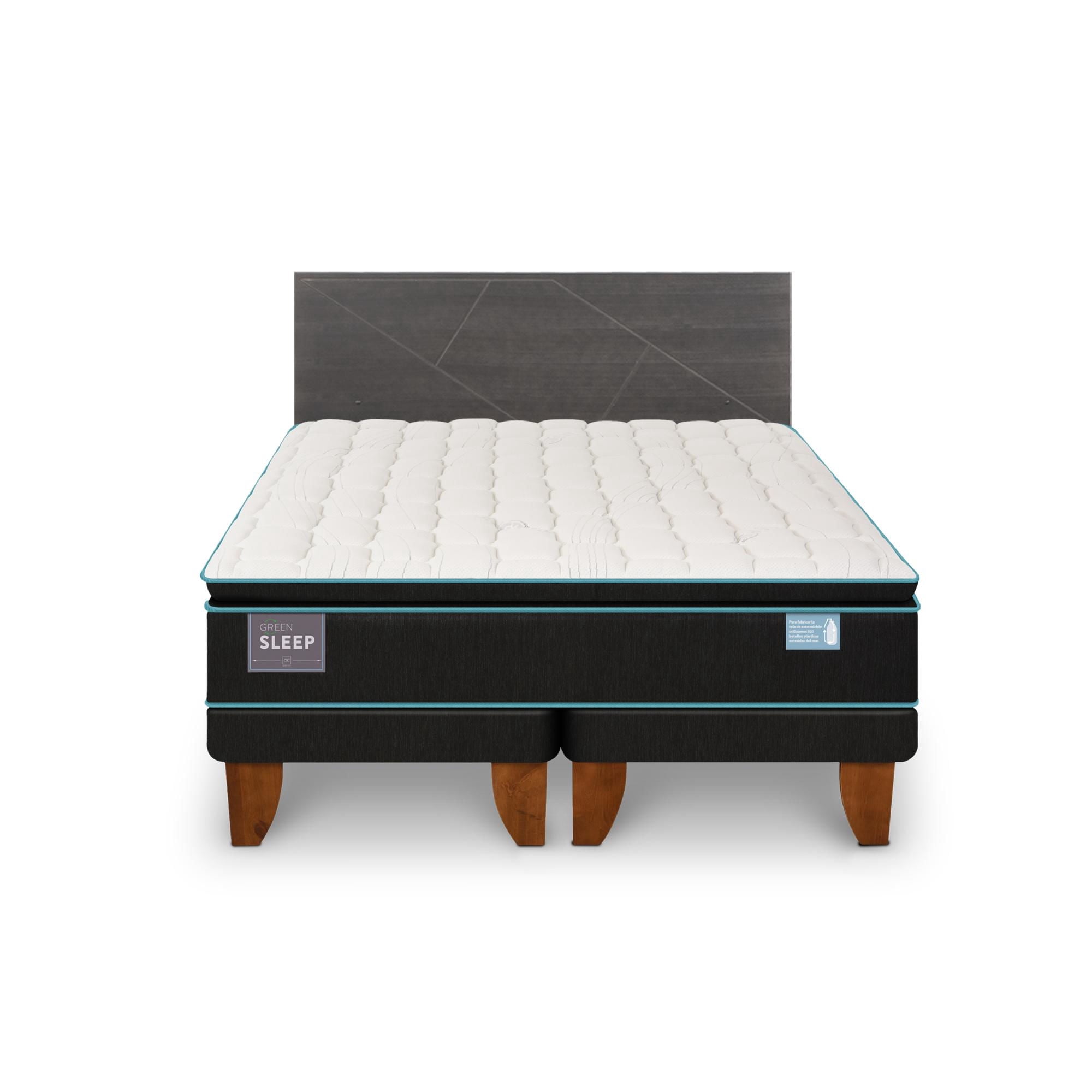 Cama Europea Green Infinity 2 Plaza Base Dividida