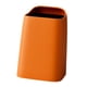 thumbnail image 1 of Bote de Basura Cesto de Basura 10L Cubo de Basura Moderno Papelera de Reciclaje Rectangular Papelera para Inodoro Cocina Baño Dormitorio Sala de Estar , Naranja, 1 of 5