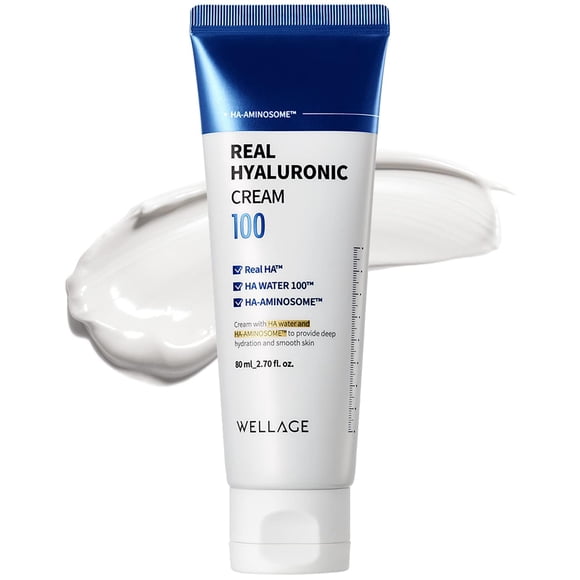 Crema Hidratante Real Hyaluronic Cream 100 Para Rostro 50 Ml