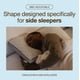 thumbnail image 4 of Almohada de cama recortada Eden de Coop Home Goods para personas que duermen de lado, tamaño king, a, 4 of 9