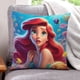 thumbnail image 1 of Ariel la Sirenita Princesa Fundas de almohada de terciopelo con tema, regalos de funda de almohada, decoración para el hogar, cojín de lanzar, regalo de cumpleaños para fans y parejas.40*40cm., 1 of 6