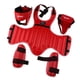 thumbnail image 1 of Sanda Protective Gear Set Espinilleras Cofre Casco Protector de la ingle Rojo, 1 of 5