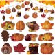 thumbnail image 1 of Adornos de Otoño Ferraycle, 36 piezas de madera colgantes, 1 of 3
