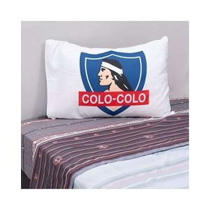 Juego Sábana Infantil Colo Colo Plaza Y Media Mashini 02