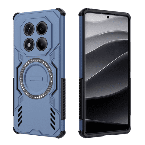 Funda Foxdock Para Xiaomi Redmi Note 14 Pro 4G , Magnética, Resistente A Golpes, Con Soporte, Unisex, Carga Inalámbrica