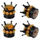 thumbnail image 3 of 4 Uds Tapa De Válvula De Neumático De Corona De Coche Tapa De Tapa De Aire De Vástago Automático Para Bicicletas SUV Aureate, 3 of 5