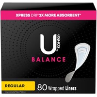 U By Kotex - Panty Liners U De Kotex Balance Daily Light 100 Unidades