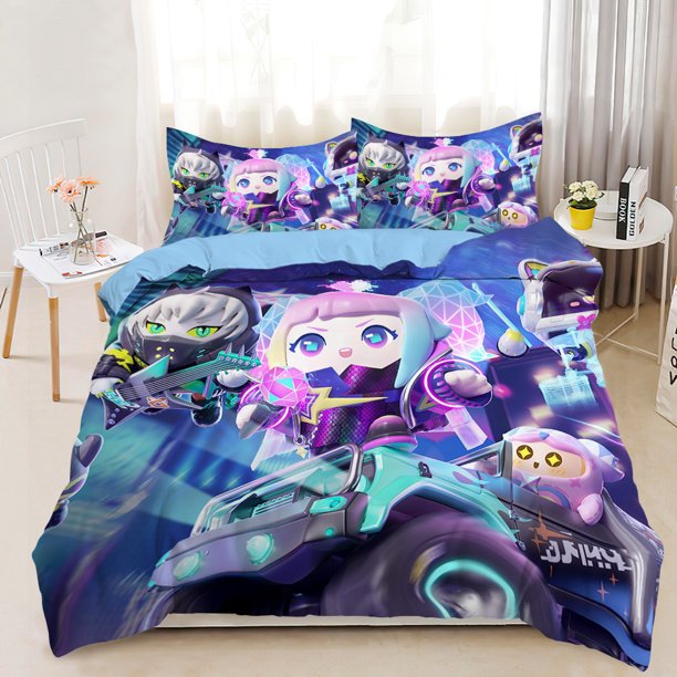 Eggy Party Bedding Sets Comforter Quilt Bed Cover Duvet Cover Pillow Case 2-3 Pieces Sets Kids Adult Size Bedroom Decoration Bed Sheets