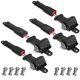 thumbnail image 1 of Juego de 4 cinturones de seguridad para carrito de golf CLUBRALLY, retráctiles de 40 pulgadas, 1 of 6