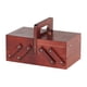 thumbnail image 1 of Caja De Costura Plegable Agujas Tijeras De Hilo Coser Cesta Cajas De Joyería Rojo, 1 of 3