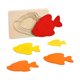 thumbnail image 4 of Rompecabezas De Madera Rompecabezas De Animales Juguetes Educativos Para Ni?os Pescado, 4 of 5