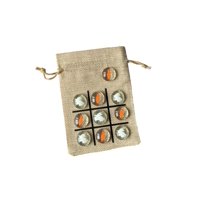 Genérico - Juego Tic Tac Toe, Regalo Con Temática De Pascua Para Niños Con Bolsa Y Guijarros
