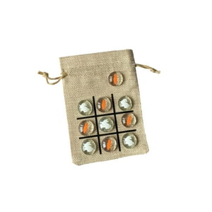 Genérico - Juego Tic Tac Toe, Regalo Con Temática De Pascua Para Niños Con Bolsa Y Guijarros