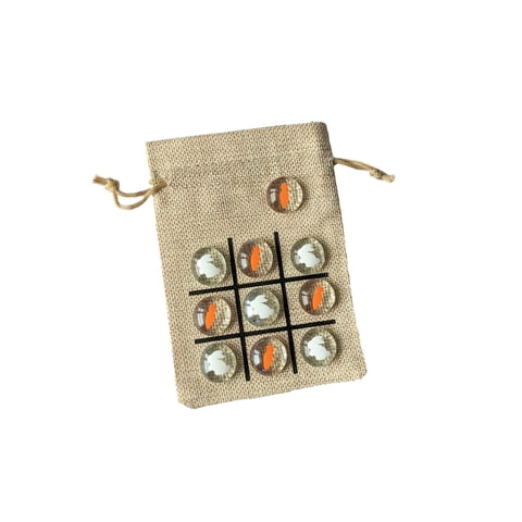Genérico - Juego Tic Tac Toe, Regalo Con Temática De Pascua Para Niños Con Bolsa Y Guijarros