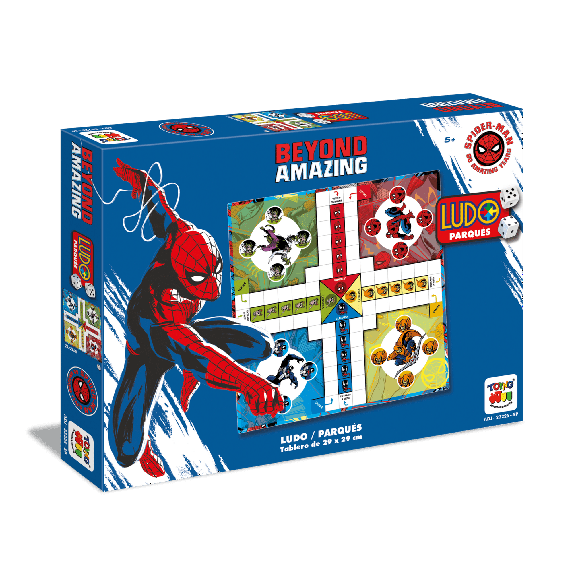 Toyng - Juego De Mesa Ludo - Spiderman