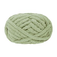 Magideal - Hilo De Lana Gruesa Para Ganchillo Tejido Manual Alfombras Cestas Camas Para Mascotas Poliéster Lavable Apto Para Creaciones De Invierno Regalos Artes Gris Verde