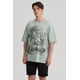 thumbnail image 4 of Polera Hombre Print Oversize Verde - ll, 4 of 4
