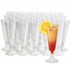 thumbnail image 1 of Copas de champán MATANA 50 elegantes de plástico, 150 ml, purpurina plateada, 1 of 3