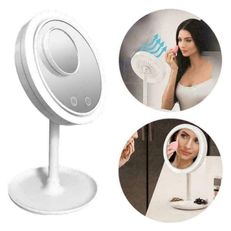 Movi - Espejo Led 3 En 1 Con Aumento