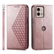 thumbnail image 4 of Funda Flip FOXDOCK para Motorola Moto G Stylus 5G 2023 , Estilo Billetera con Diseño Rombo, Correa de Mano y Soporte, Uso Diario, 4 of 6