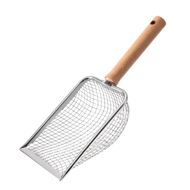 Cuchara para arena para gatos, cuchara portátil, pantalla para arena para gatos, pantalla para arena para gatos para gatitos, lagartos, perros, gatito 38X38mm