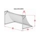 thumbnail image 3 of Red de fútbol Kwik Goal 1,9 m x 5,6 m x 0,6 m blanca, 3 of 3