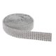 thumbnail image 5 of 1 Rollo De 5 Hileras De Diamantes De Imitación De Cinta De Diamante Rollo De Envoltura De Bricolaje Artesanal De Plata Blanco, 5 of 5