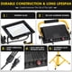 thumbnail image 4 of Luces de trabajo LED Zetunlo de 21000 lm con soporte, 3 cabezales, IP66, cable de 16 m, 4 of 7