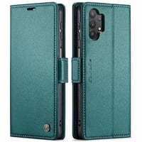 Caseme Tipo Cartera Samsung Galaxy M32 5G Con Cierre Magnético, Rfid, Tarjetero, Soporte, Carga Inalámbrica