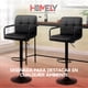 thumbnail image 4 of Silla De Bar Piso Taburete Homely Noir Comfort 61-81CM - Negro, 4 of 5