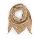 thumbnail image 1 of Bufanda/chal Triangular Mujer Tejida Bambi Print Reversible crema Talla Única, 1 of 4