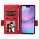 thumbnail image 4 of Funda Cartera para iPhone Air Tapa Flip con Ranuras y Soporte Rojo, 4 of 5