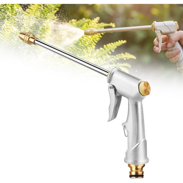 Hidrolimpiadora spray alta presión portátil water blitz 360° rotación set boquilla larga