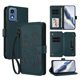 thumbnail image 1 of Funda Cartera Mariposa para [Motorola Moto G Play 2024 5G] con Soporte y Cremallera Verde oscuro, 1 of 6
