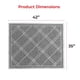 thumbnail image 3 of Felpudo SlipToGrip 107x89 cm Gris a Cuadros Interior/Exterior, 3 of 8