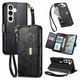 thumbnail image 1 of Funda FOXDOCK cartera de piel sintética para FOXDOCK Samsung Galaxy S26 Pro – Resistente a golpes, RFID – negro, 1 of 6
