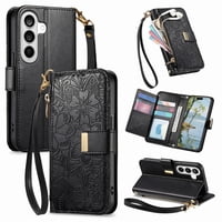 Funda Foxdock Cartera De Piel Sintética Para Foxdock Samsung Galaxy S26 Pro – Resistente A Golpes, Rfid – Negro