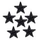 thumbnail image 2 of 6 Piezas De Parches De Estrellas De Diamantes De Imitación Para Planchar En Coser Apliques De Parche Negro, 2 of 5