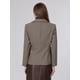 thumbnail image 3 of INSPIRE CHIC Blazer de Cuadros para Mujer de Moda Casual de Pata de Gallo Doble Botonadura Chaqueta de Traje L Gris Marrón, 3 of 5