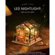 thumbnail image 4 of Kit de casa de muñecas en miniatura para bricolaje Rolife Green House con muebles, 4 of 6