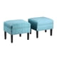 thumbnail image 1 of Set Poufs Sky Felpa 00 Turquesa, 1 of 5