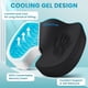 thumbnail image 2 of Cojín de asiento CushZone, gel, espuma viscoelástica, refrigerante, color negro, 2 of 7