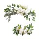 thumbnail image 4 of 2 Arcos De Boda Con Flores, Cartel De Bienvenida, Decoración De Ceremonia, Hojas Verdes, Color Blanco, 4 of 5