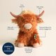 thumbnail image 4 of Peluche Itzy Ritzy Vaca de las Tierras Altas Suave, 4 of 7