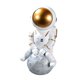 thumbnail image 1 of Estatuilla De Astronauta Escultura Estatua De Astronauta Para Estantería Estantería De Mesa 18cmx10cmx7.5cm, 1 of 5