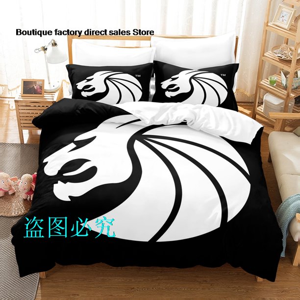 Seven lions Bedding Set Single Twin Full Queen King Size Bed Set Aldult Kid Bedroom Duvetcover Sets bed sheet set CXGBed Sheets