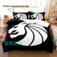 thumbnail image 1 of Seven lions Bedding Set Single Twin Full Queen King Size Bed Set Aldult Kid Bedroom Duvetcover Sets bed sheet set CXGBed Sheets, 1 of 5